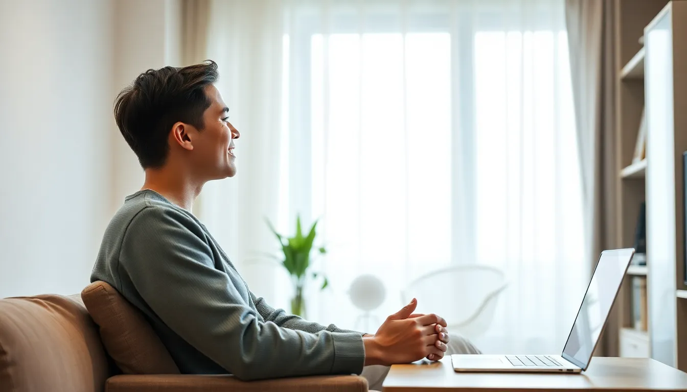 월세 지원금으로 월세를 절약하는 청년의 모습