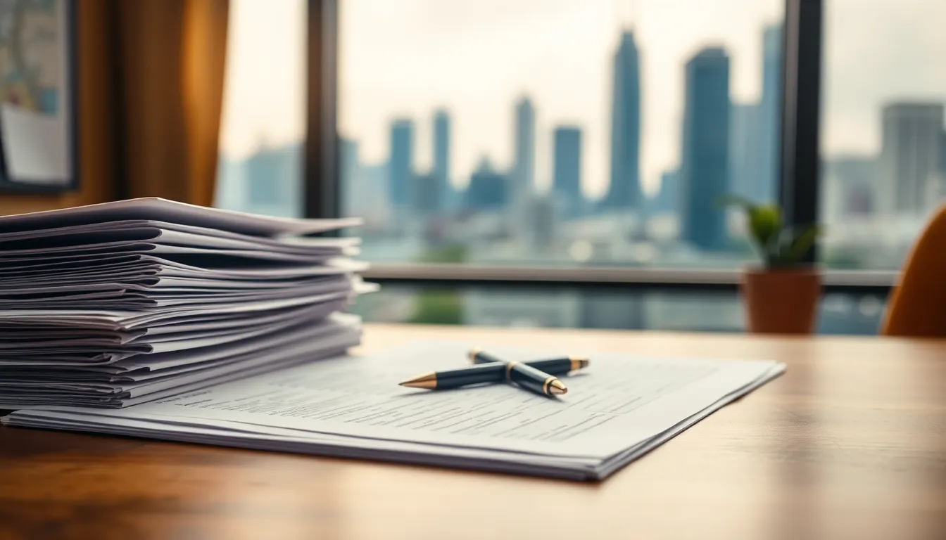 청년 버팀목 전세자금 대출 서류 준비하는 청년 이미지