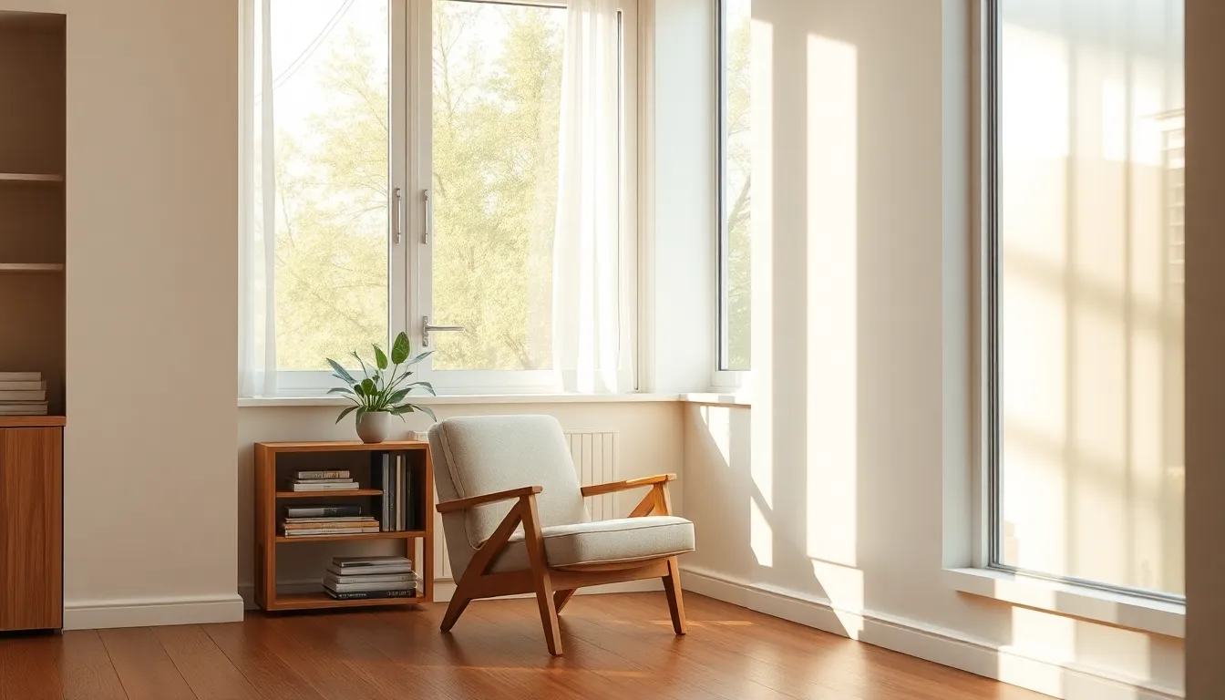 행복한 청년 부부가 청년주택 앞에서 서있는 모습